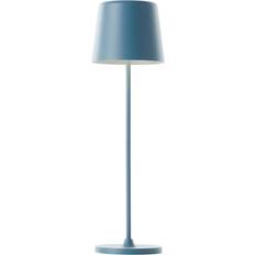 Brilliant Table Lamps Brilliant Kaami LED Dimmable Light Blue Table Lamp