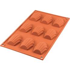 Bagetilbehør Silikomart Classic Madeleine Form 6.8x4.5 cm Rød Muffinplade