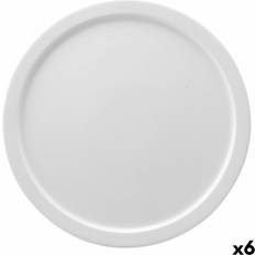 Blanco Utensilios de repostería Ariane Plato Prime Cerámica Blanco Ø 32 cm (6 Unidades) Sartén para Pizza