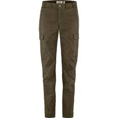 Kort Byxor Fjällräven Womens Stina Trousers GREEN DARK OLIVE/633 44-REG