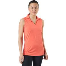 Mujer - Naranja Polos Puma Golf Cloudspun Coast Sl Polo Hot Coral Heather Female