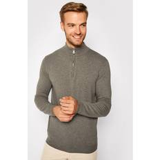 Oscar Jacobson Kläder Oscar Jacobson Patton Wool Half-Zip Beige