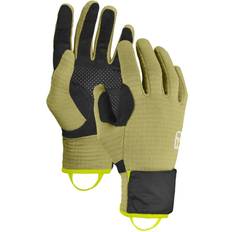 Ortovox Herre Tilbehør Ortovox Fleece Grid Cover Glove Handsker - Olivengrøn