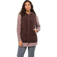 Men - Purple Vests Jack Wolfskin High Curl Long Vest W - Boysenberry