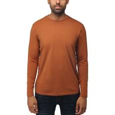 Long T-shirts XRay Men's Soft Stretch Henley Neck Long Sleeve T-shirt Sienna Sienna