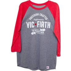 Grau Schlagzeugstöcke Vic Firth Raglan Tee S Longsleeve