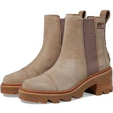 Beige Boots Sorel Women's Joan Now Chelsea Bootie- Tan