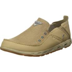 Beige - Men Boat Shoes Columbia Men's Bahama Vent Loco III, Ancient Fossil/Steel