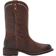 Textile - Women Riding Shoes Ariat Unbridled Roper W - Distressed Brown