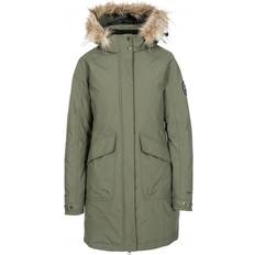 Trespass Women's Bettany DLX Down Parka Jacket - Basil