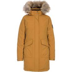 Trespass Women's Bettany DLX Down Parka Jacket - Sandstone