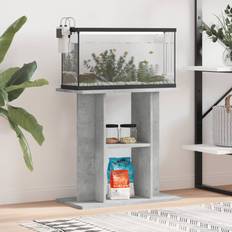 VidaXL Fiskar & Reptiler Husdjur vidaXL Akvariebänk betonggrå 60x30x60 konstruerat trä