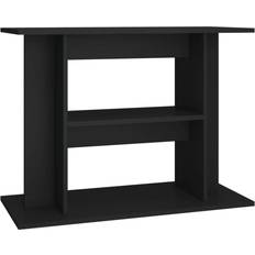 vidaXL Akvariebord 80x35x60 konstrueret træ