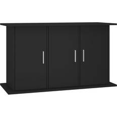 Fish & Reptile Pets vidaXL black, 101 Aquarium Stand Fish Tank Cabinet Aquarium Cabinet Black Engineered Wood