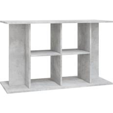 Fiskar & Reptiler - Hundbäddar, Hundfiltar & Kylmattor Husdjur vidaXL Akvariebänk betonggrå 100x40x60 konstruerat trä