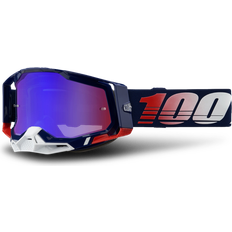 100% Gafas 100% crossbrille racecraft gen. republic mirror red/blue, anti-fog