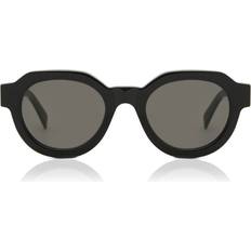 Lunettes de soleil Retrosuperfuture Vostro Black Unisexe Ronds Noir