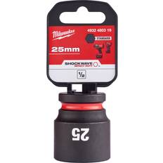 Milwaukee 4932480319 SHOCKWAVE Standard 1/2" 25mm Impact Duty Hexagon Socket