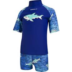 UV-sett Speedo Sun Protection Top And Short Blue, Unisex, Klær, Badetøy, Svømming, Blå