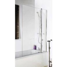 Bathtubs Nuie Pacific Square Hinged Bath Screen with 1005mm