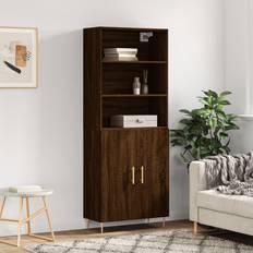 Marrone Mobiletti da bagno vidaXL Højskab 69,5x34x180 konstrueret