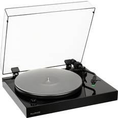 Vinyl Turntable Record Player Anti-Resonant Platter Acrylic Mat Preamp