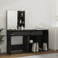 vidaXL LED with Cabinet Dressing Table