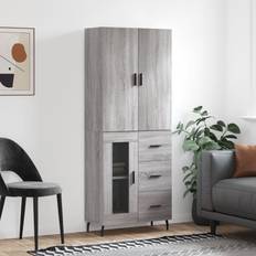 vidaXL Højskab 69,5x34x180 konstrueret