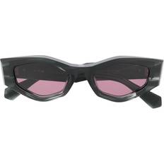 Valentino Rockstud irregular-frame sunglasses Acetate