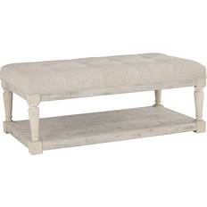 Polyester Coffee Tables Ashley Shawnalore Farmhouse Coffee Table 27.5x50.8"