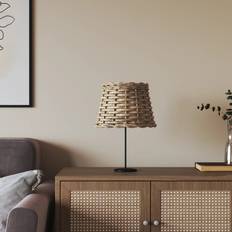 Rattan Lamp Parts vidaXL Lamp Brown Ø20x15 cm Wicker Shade