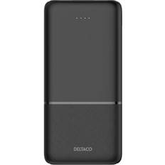 Deltaco Power bank 10 000 mAh, 2x USB-A 18 W, 1x USB-C PD 20 W