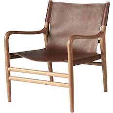 Teak/Läder Sienna