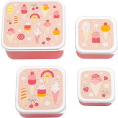 A Little Lovely Company Matlådor A Little Lovely Company Matlåda och Snacksbox Ice Cream