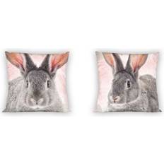 Polyester Kissenbezüge MCU Wild rabbit hase dekokissen Kissenbezug (40x40cm)