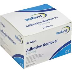 Distributori Axotan Klæbefjerner serviet, Welland, 15x7,5cm, 2,5 nonwoven/silikone, alkohol