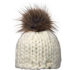 Fille Bonnets Isbjörn of Sweden Fox Knitted Beanie White Unisex