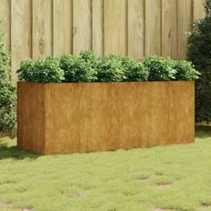 Garden plants vidaXL Garden Raised Bed 200 x 80 x 80 cm Corten Steel