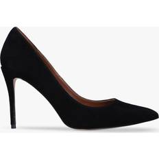 Kurt Geiger London Belgravia Suede Court Shoes, Black