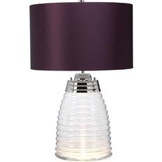 Glas Tischlampen Quintessentiale Milne Aubergine Table Lamp