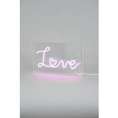 Pink Wall Lamps Litecraft Glow Box Neon Love Wall light