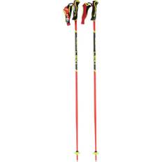 Bâtons de ski de descente Leki WCR TBS SL 3D, bâtons de ski, rouge