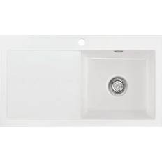 Lavabo Køkkenvaske Lavabo Mera 90 køkkenvask keramik/krom