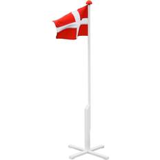 Rød Flagstænger H. P. Schou Flag Pole with Flag 1.5m