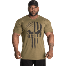 Gasp Overdele Gasp Skull Standard Tee, Army Green Melange