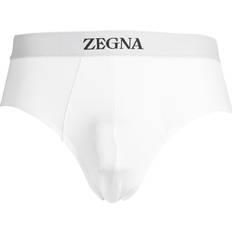 Men's Underwear Ermenegildo Zegna Stretch Cotton Midi Brief, White