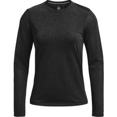 Running T-shirts Under Armour Seamless Stride Running Tops Women Black