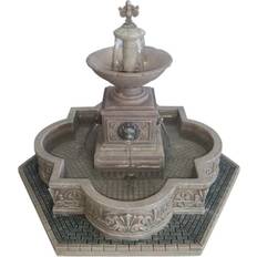 Fountains & Garden Ponds Lemax Modular Plaza Fountain