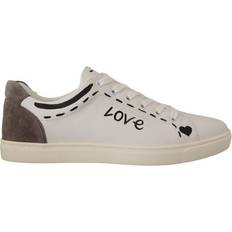 Dolce & Gabbana Leather Sneakers Shoes M - White