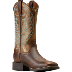 Ariat Round Up Wide Square Toe W - Yukon Brown